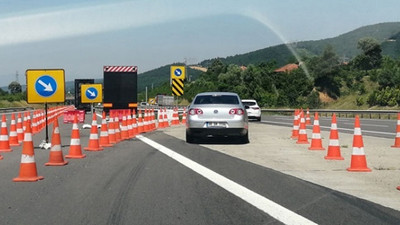 TEM’de 9 Ağustos’a kadar sürecek çalışma