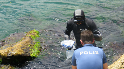 Üsküdar sahilinde silah bulundu