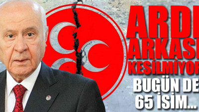 Bahçeli'nin İyi Parti çıkışı toplu istifa getirdi!