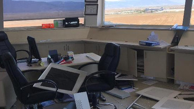 Çardak Havalimanı hasar gördü!