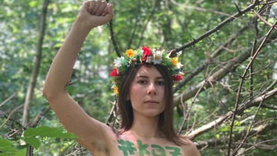 Femen’den Kaz Dağları protestosu