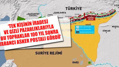 Güvenli bölge yorumu: ABD Bayrağı Şanlıurfa'da...