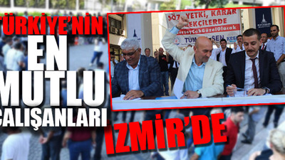 İzmir Büyükşehir Belediyesi’nde çalışanlara rekor zam