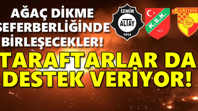 İzmir'deki spor kulüplerinden örnek seferberlik!