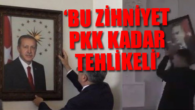 Kayyumdan ilk icraat: Atatürk'ün fotoğrafını indirdi, Erdoğan'ın fotoğrafını astı