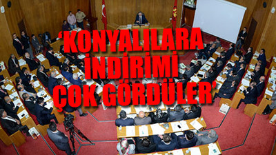 Konya’da su ve ulaşım indirimine Cumhur ittifakından ret