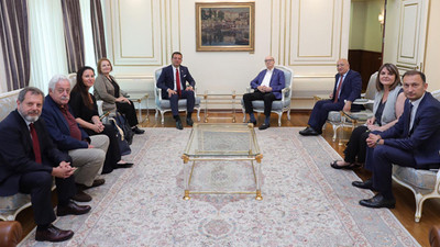 Mimarlar ve gazeteciler, Ekrem İmamoğlu'nu ziyaret etti