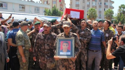 Şehit polis Ali Uçar, Hatay'da son yolculuğuna uğurlandı