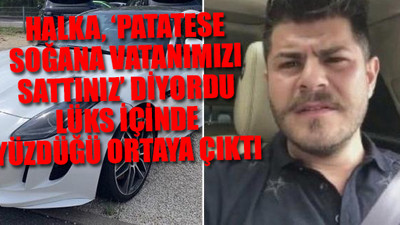 Vatandaş krizde AKP'li troll lüks araç sefasında
