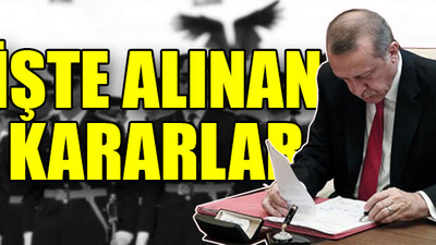 YAŞ toplantısı sona erdi: 40 albaya terfi