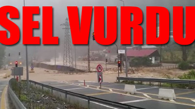 Artvin'de sel ve heyelan sonucu dereler taştı, yollar kapandı