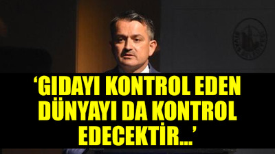 Bakan Pakdemirli: Tarımı çok önemsiyoruz