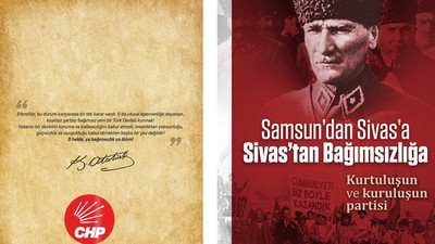 CHP'den kurtuluşun ve kuruluşun broşürü