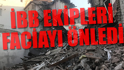 Deprem öncesi boşaltılan dört binanın bir kısmı depremde çöktü