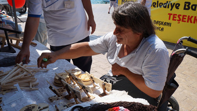 Engellilerin el emeği göz nuru sergisi