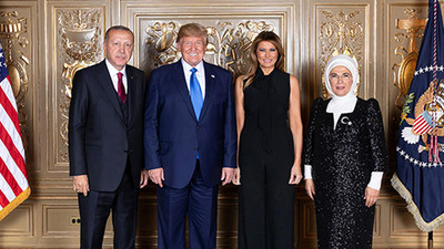 Erdoğan, Trump tarafından verilen resepsiyona katıldı