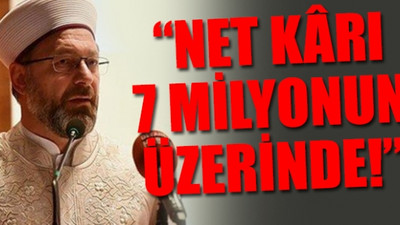 'Faiz haramdır' diyen Diyanet'in faiz geliri 2 milyonun üzerinde