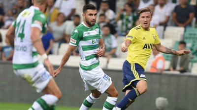 Fenerbahçe, Bursaspor'a mağlup oldu