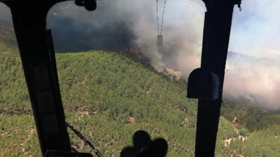Kaş'ta orman yangını