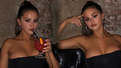 Kayseri'de Selena Gomez'i türbana soktular!