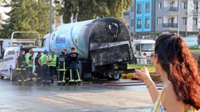 LPG tankerindeki yangın 10 saat sonra kontrol altına alındı