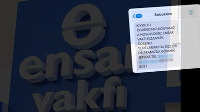 Öğrencilerin bilgileri Ensar Vakfı'na veriliyor