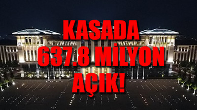 Saray giderleri katlanıyor: Yüzde 160 artış!
