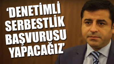 Selahattin Demirtaş'a tahliye...