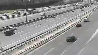 TEM Otoyolu'nda makas atan şüpheliler yakalandı