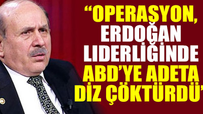 Burhan Kuzu, Barış Pınarı Harekatı'nı Lozan ve Kıbrıs Harekatı'ndan üstün tuttu