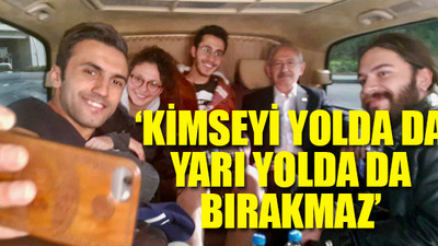 CHP Lideri ODTÜ'lü öğrencileri yolda bırakmadı