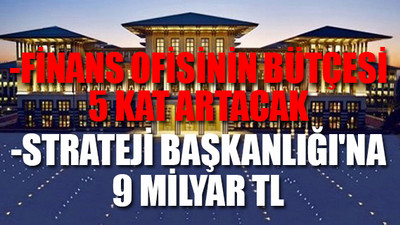 Cumhurbaşkanlığı ofislerine dev bütçe