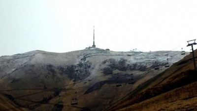 Diyadin ilçesi beyaza büründü