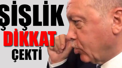 Erdoğan'ın yüzüne ne oldu?