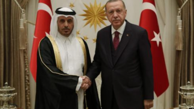 Erdoğan, Katar Başbakanı el-Sani ile görüştü