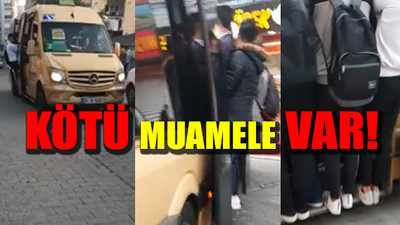 Esenyurt'ta şoke eden minibüs izdihamı