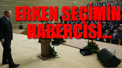 Flaş 'erken seçim' iddiası