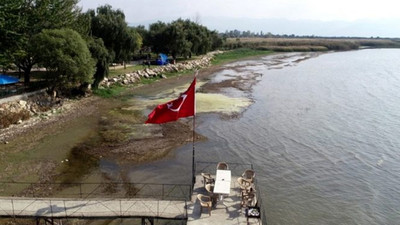 İznik Gölü 25 metre çekildi