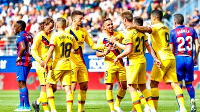 Messi, Suarez ve Griezmann attı, Barcelona Eibar'ı 3-0 mağlup etti