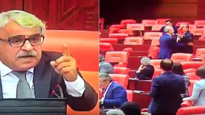 Mithat Sancar kendisine 'hain' diyen Mustafa Destici'yi Genel Kurul'dan dışarı çıkardı