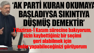 Saadet Partili vekilin konuşması AKP'yi rahatsız etti