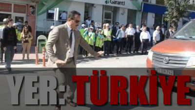 Yaya Geçidi Nöbeti'nde valiye araba çarpıyordu!