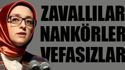 AKP Kadın Kolları Başkanı'ndan AKP'lilere uyarı: Erdoğan'ı eleştirmeyin...