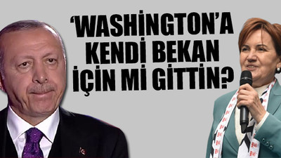 Akşener'den Erdoğan'a zor ABD sorusu