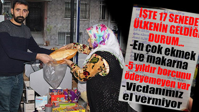 Bakkallardaki veresiye defterlerinde acı tablo