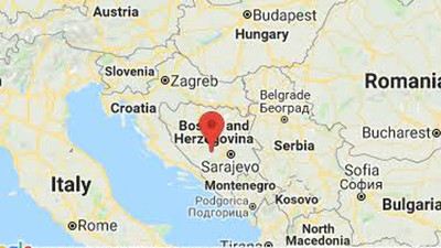 Bir büyük deprem de Bosna Hersek'te