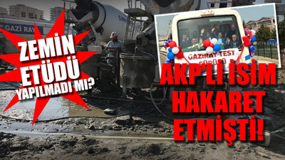 Gaziray istasyonunda çökme!