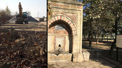 Hünkar Çayırı'na iş makinaları girdi