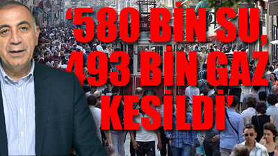 CHP'li Tekin: Her 3 konuttan birisi su ve doğalgaz borcunu ödeyemiyor!