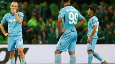 Trabzonspor, Krosnadar'a deplasmanda 3 - 1 mağlup oldu.